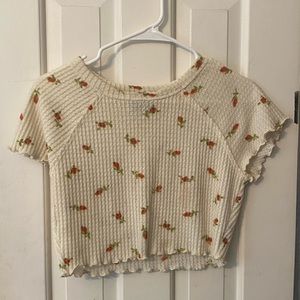 Urban Waffle Floral Top